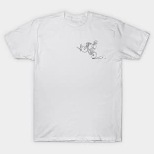 Boyer Biking (line art) T-Shirt